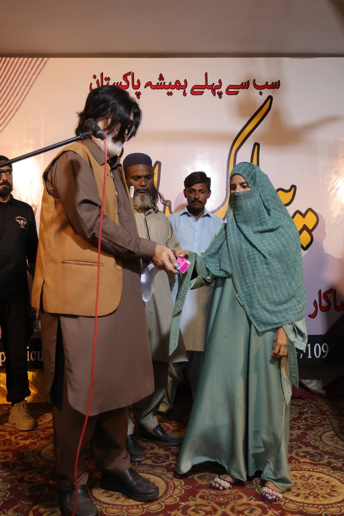 Volunteer Card Distribution and Oath-Taking Ceremony